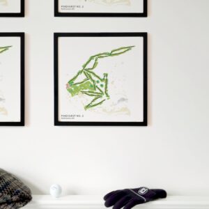 golf gift idea, souvenir, golf course achievements, Pinehurst No. 2