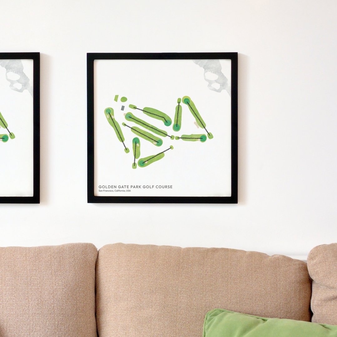 golf gift idea, souvenir, gift idea for golfing colleague, Golden Gate Park Golf Course
