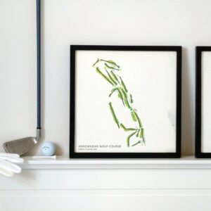 golf gift idea, souvenir, golf travel souvenir memorabilia collection, Arrowhead Golf Course