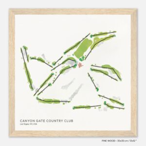 golf gift idea, souvenir, international golf travel, Canyon Gate Country Club