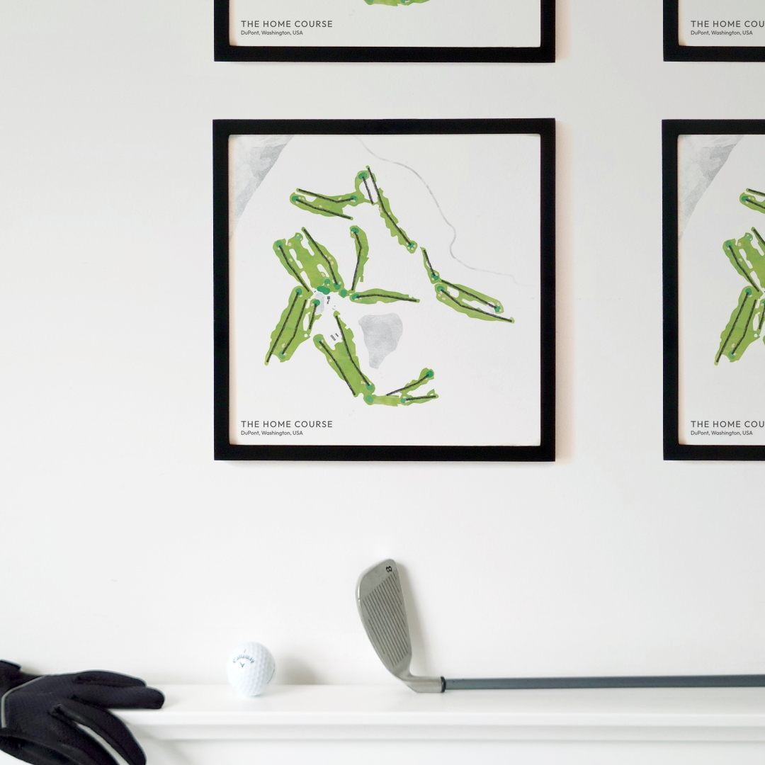 golf gift idea, souvenir, golf course gift, The Home Course