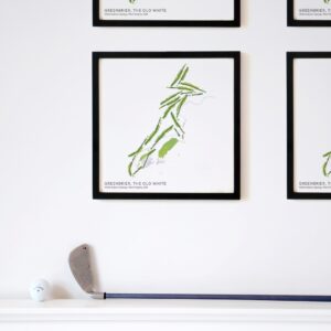 golf gift idea, souvenir, golf paintings, Greenbrier, The Old White