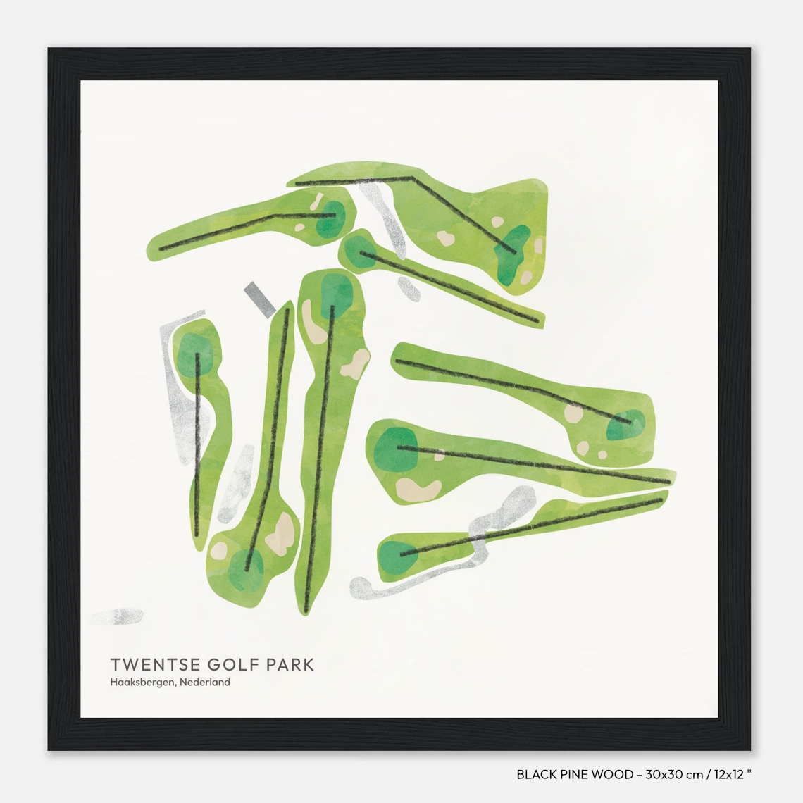 golf gift idea, souvenir, golf scorecard print, Twentse Golf Park