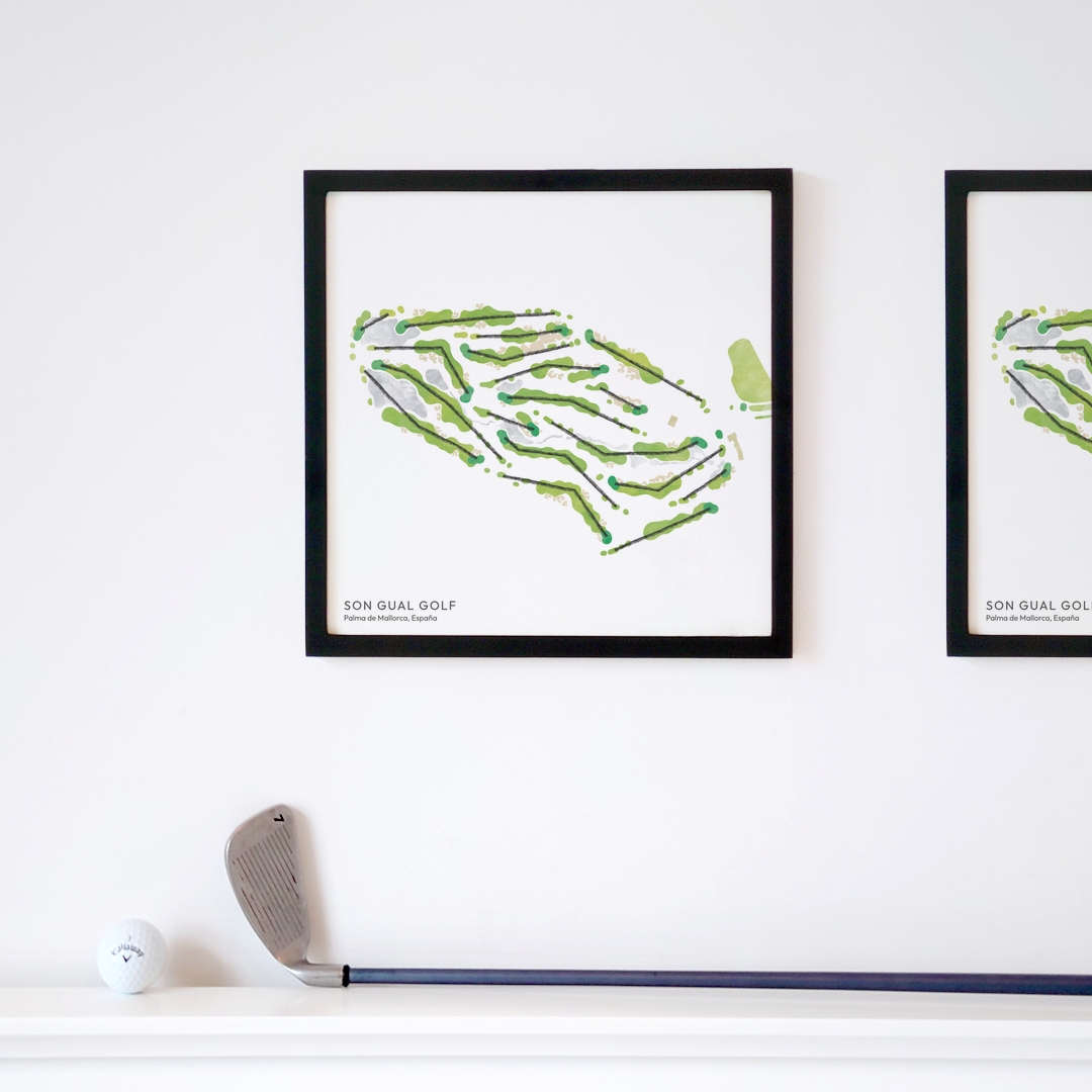 golf gift idea, souvenir, gift idea for golfing colleague, Son Gual Golf