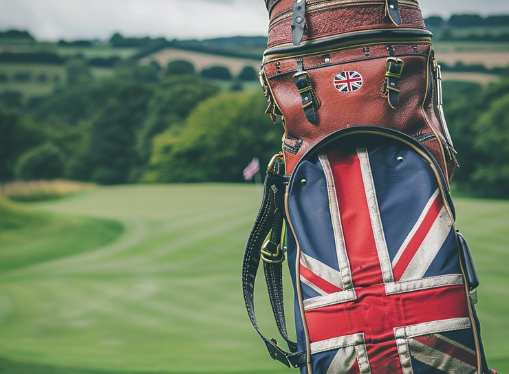 UK golf souvenir, British Open, golf course poster